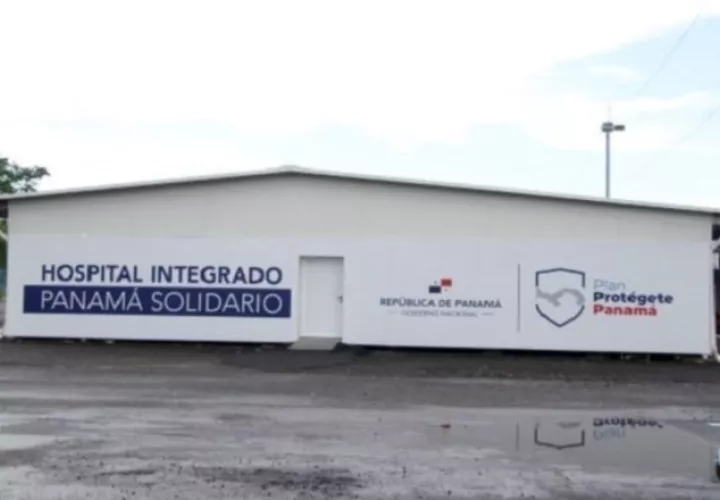 Hospital Modular fue construido por la pandemia de covid-19. Foto: Archivo