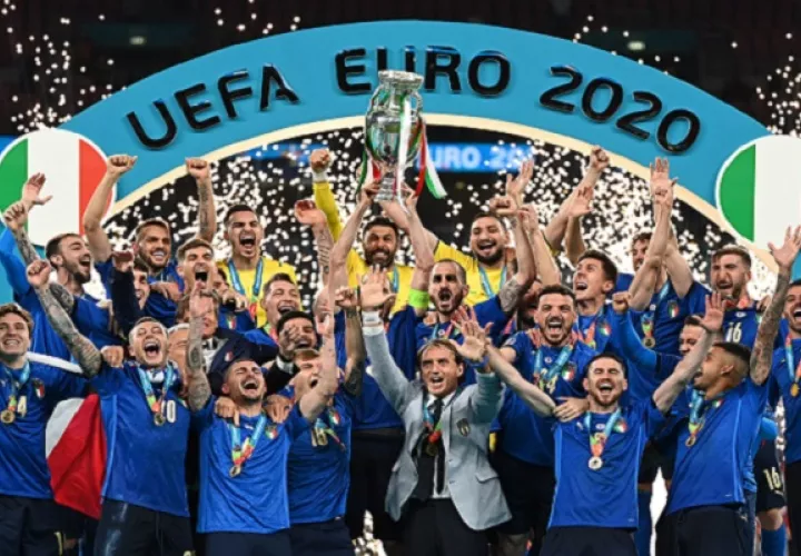 Italia conquistó la segunda Eurocopa de su historia. Foto: EFE