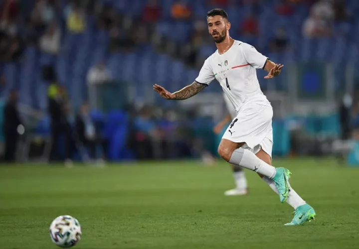 El italiano Leonardo Spinazzola ha sido elegido en dos oportunidades de esta Eurocopa como “el mejor jugador del partido”. Foto Cortesía: @EURO2020