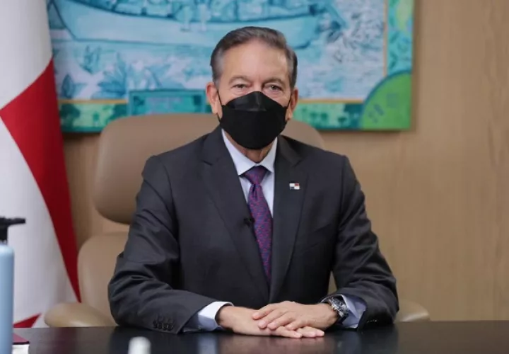 El presidente Laurentino Cortizo dio un mensaje al clausurar el foro de recuperación económica organizado por el Consejo Nacional de la Empresa Privada. 