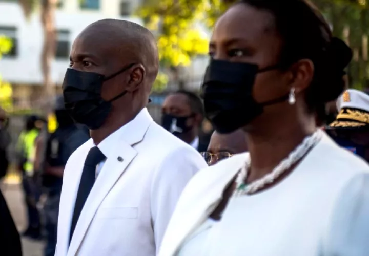 Martine Moise resultó herida de gravedad en ataque donde falleció el presidente Jovenel Moise de Haití. Foto: EFE