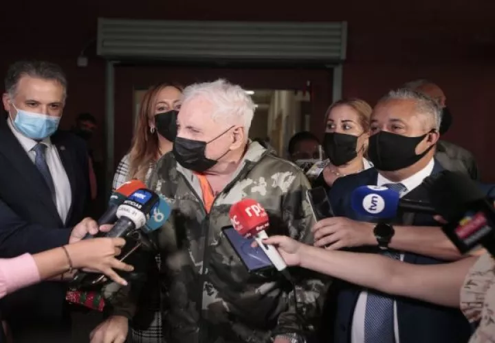 Esta es la segunda ocasión que el expresidente Ricardo Martinelli es llevado a este juicio. Foto: Víctor Arosemena