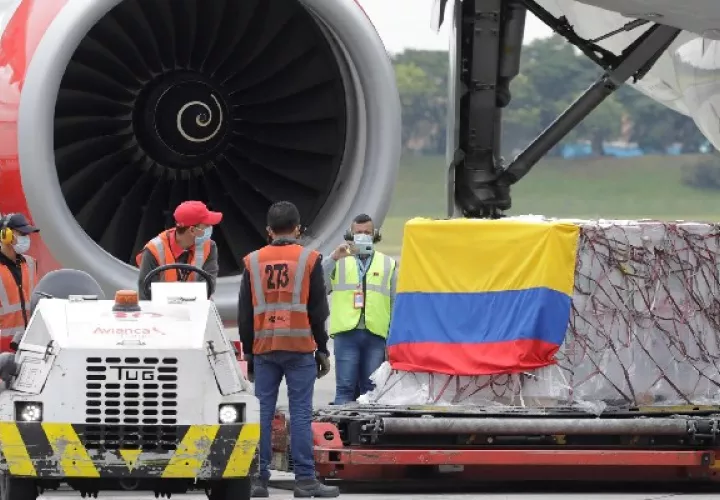 Colombia es el mayor receptor de donaciones de vacunas de Estados Unidos. Foto: EFE