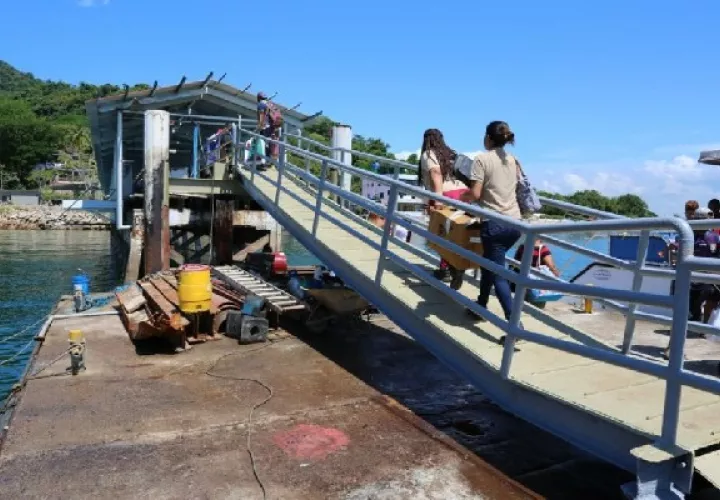  Termina trabajos de rehabilitación del muelle de Taboga. Foto: Archivo
