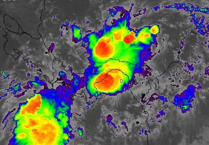 Los restos de la actividad de la onda tropical #22 se extenderán hasta el domingo. Foto: Cortesía Sinaproc