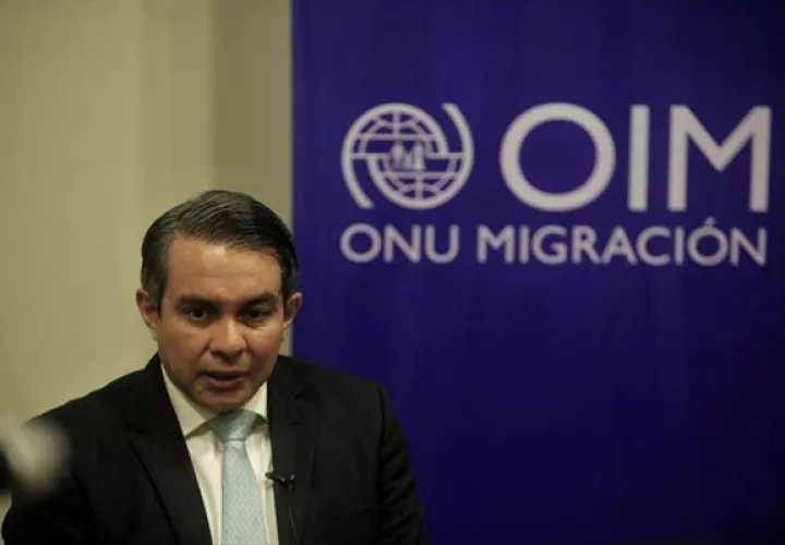 El jefe de Misión de la Organización Internacional para las Migraciones (OIM) en Panamá, Santiago Paz. Foto: EFE