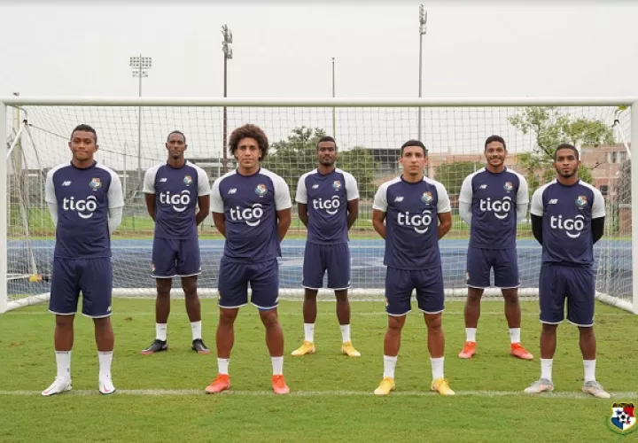 Jugadores panameños en su primera Copa Oro: Foto:Fepafut