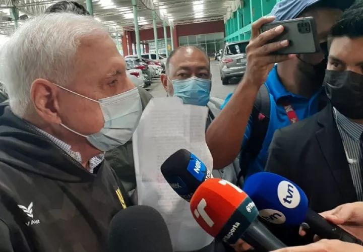 El exmandatario Ricardo Martinelli asiste hoy al séptimo día del juicio oral en el Sistema Penal Acusatorio en Plaza Ágora. Foto: Víctor Arosemena