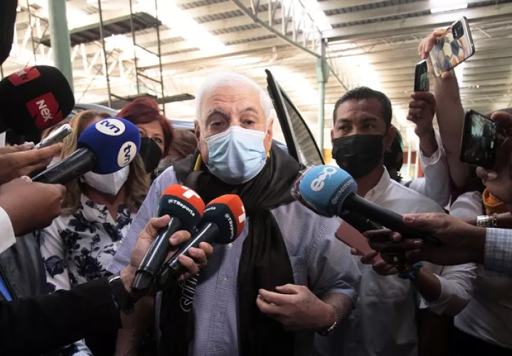 Ricardo Martinelli asistió hoy al tercer día del juicio oral que se sigue en su contra. Foto: Víctor Arosemena
