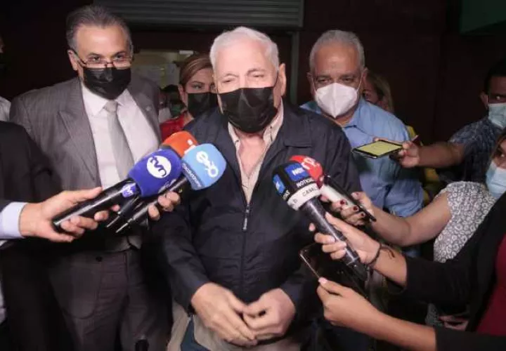 El expresidente de la República, Ricardo Martinelli, en reiteradas ocasiones ha señalado que están perdiendo el tiempo en este segundo juicio. Foto: Víctor Arosemena