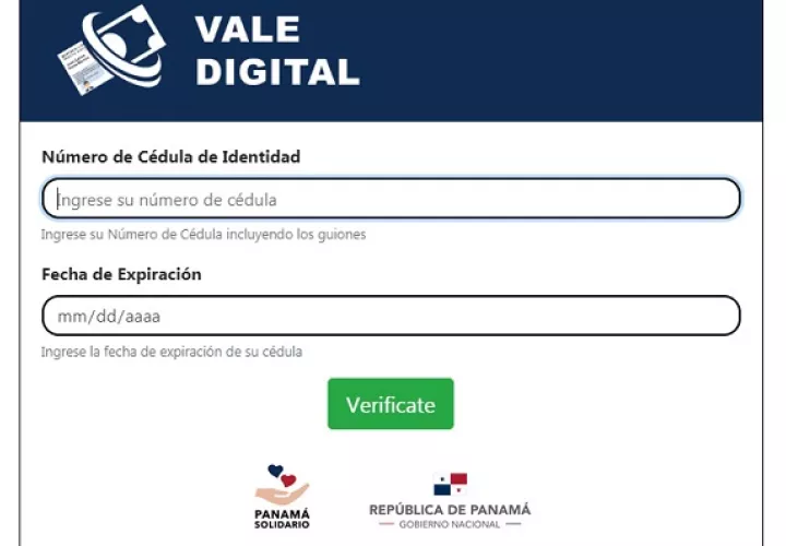 Desde el 1 de febrero de 2021, el monto del Vale Digital aumentó de 100 a 120 dólares.