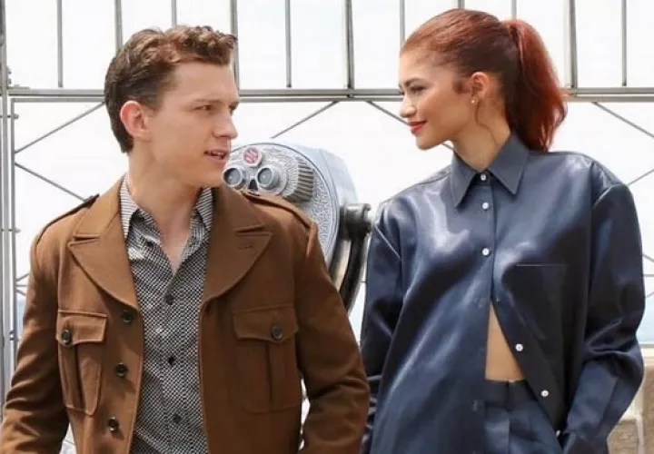 Tom Holland y Zendaya. Foto: Instagram