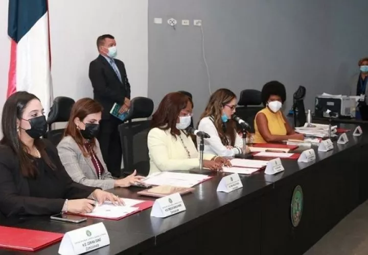 La Comisión de la Mujer, la Niñez, la Juventud y la Familia de la Asamblea Nacional presentó un informe. Foto: Asamblea Nacional