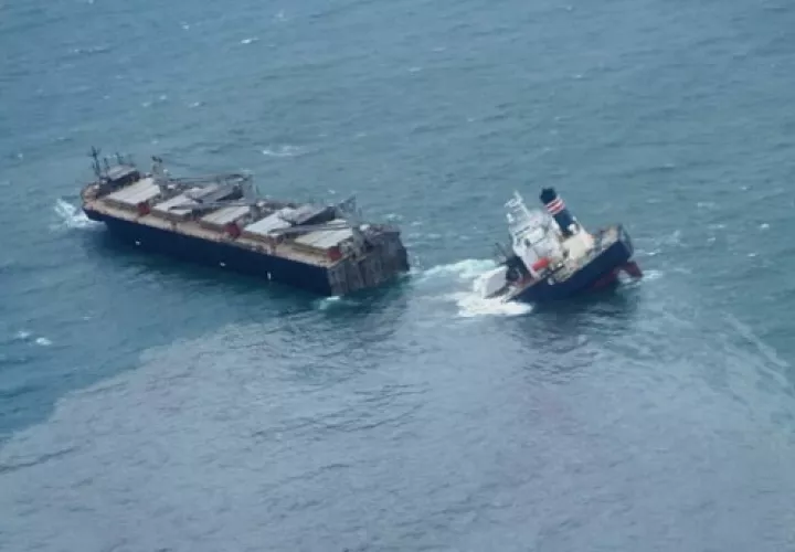 La Autoridad Marítima de Panamá, está en comunicación y en franca colaboración con las autoridades japonesas con las cuales se pretende realizar una investigación en conjunto. Foto: EFE