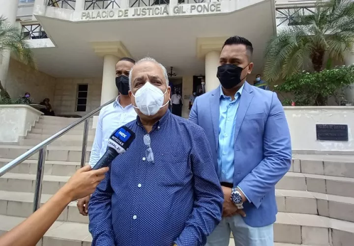 Luis Eduardo Camacho condenó la manipulación de justicia que hay en Panamá. Foto: Luis Ávila