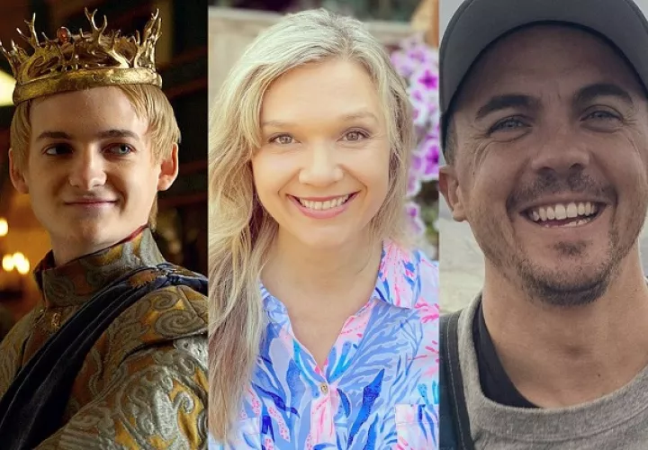 Jack Gleeson, Ariana Richards, Frankie Muniz. Foto: Instagram