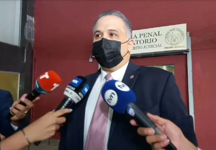El juicio se realiza en medio de nuevas medidas de bioseguridad por la aparición de un caso positivo de covid-19 en el juicio. Foto: Edwars Santos