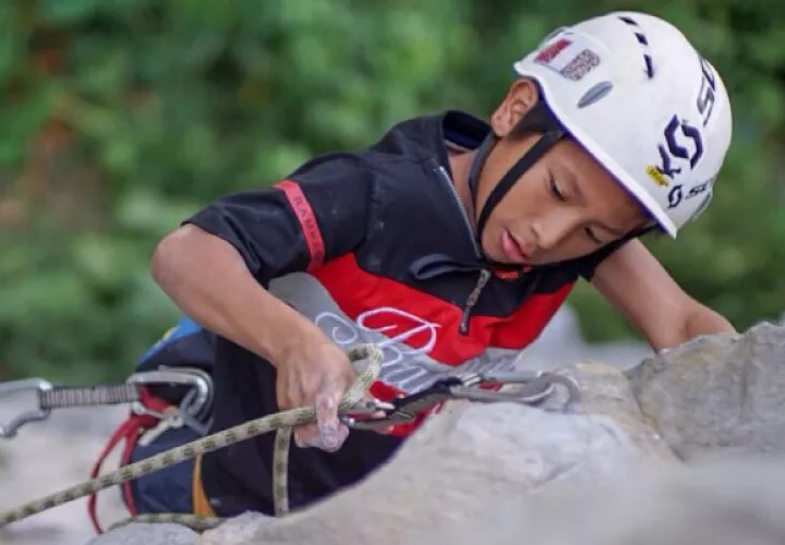 Harold comparte todas sus expediciones y escaladas en su canal de YouTube "HaroldClimber". Foto/ cortesía.
