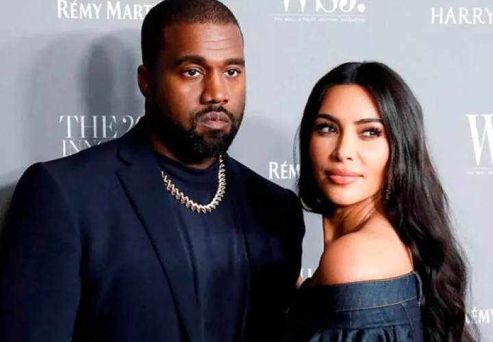 Kanye West y Kim Kardashian. Foto: Archivo / EFE