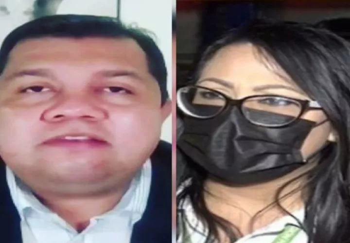 Leonardo Labrador y Ana Lorena Chang, ambos son altos funcionarios jerárquicos del Minsa. Foto: Twitter