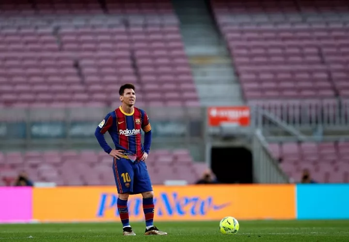 Messi anotó 672 goles en 778 partidos con el Barcelona. Foto: EFE
