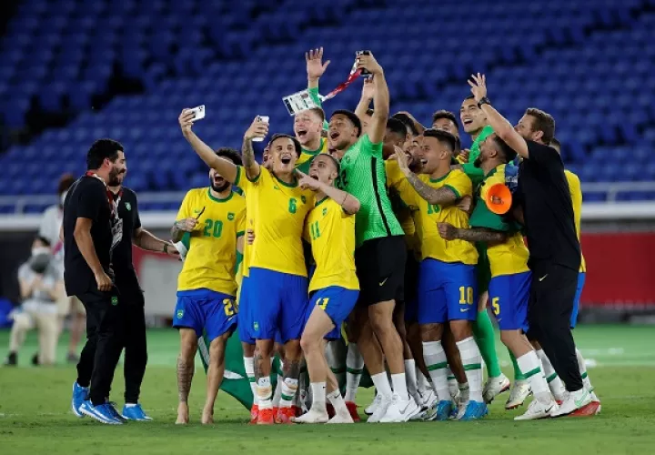 Brasil aseguró por segunda vez consecutiva su séptima medalla de oro. Foto: EFE