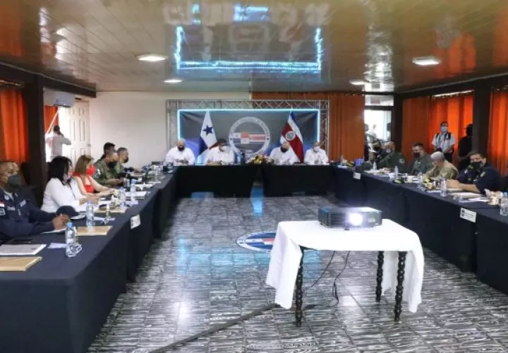 Reunión entre Panamá y Costa Rica sobre temas fronterizo y migratorio. Foto. Mayra Madrid