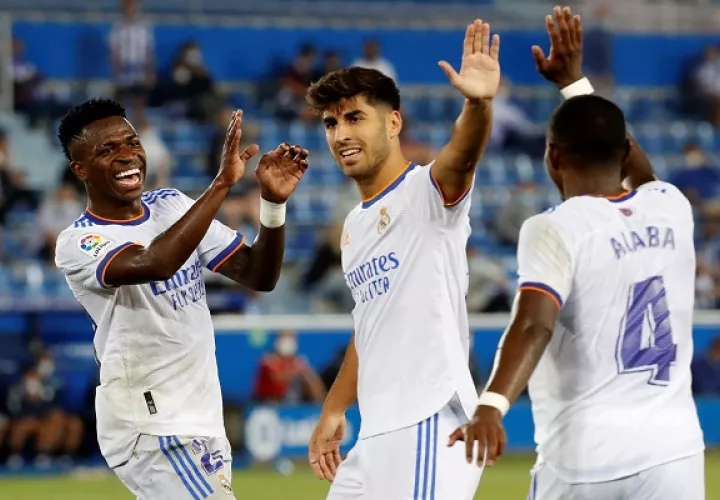 Vinicius Jr. marcó el cuarto tanto del Real Madrid. Foto: EFE