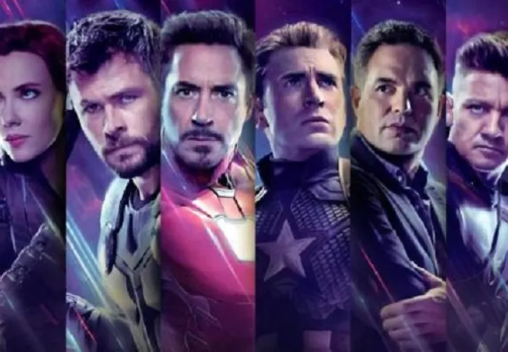 Scarlett Johansson, Chris Hemsworth, Robert Downey Jr., Chris Evans, Mark Ruffalo y Jeremy Renner. Foto: Internet 