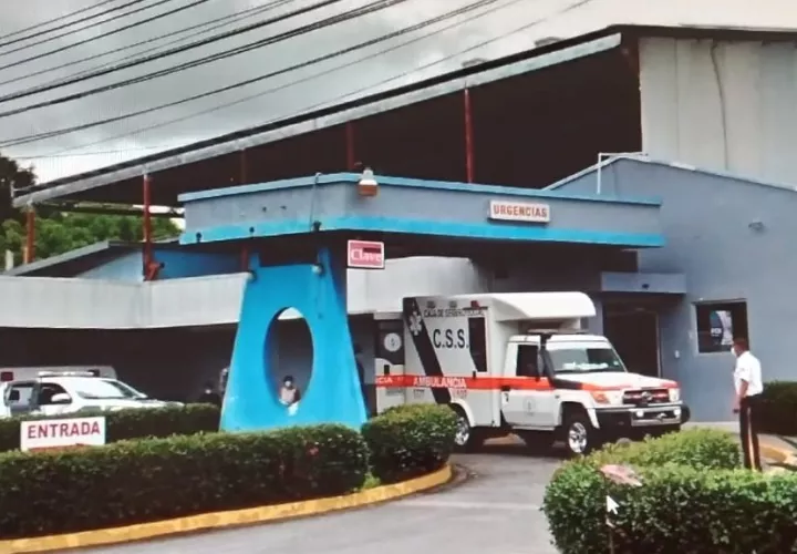  Centro hospitalario privado en David, donde permanece el agente del Senafront herido. Foto: José Vásquez