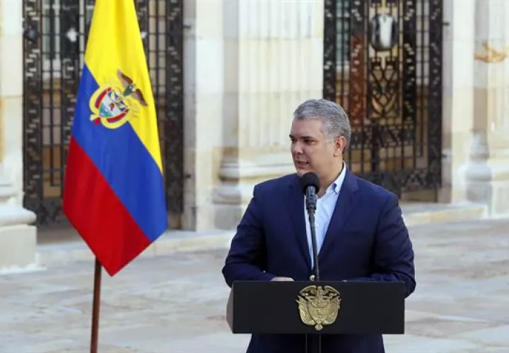 El presidente de Colombia, Iván Duque, en una fotografía de archivo. Foto: EFE