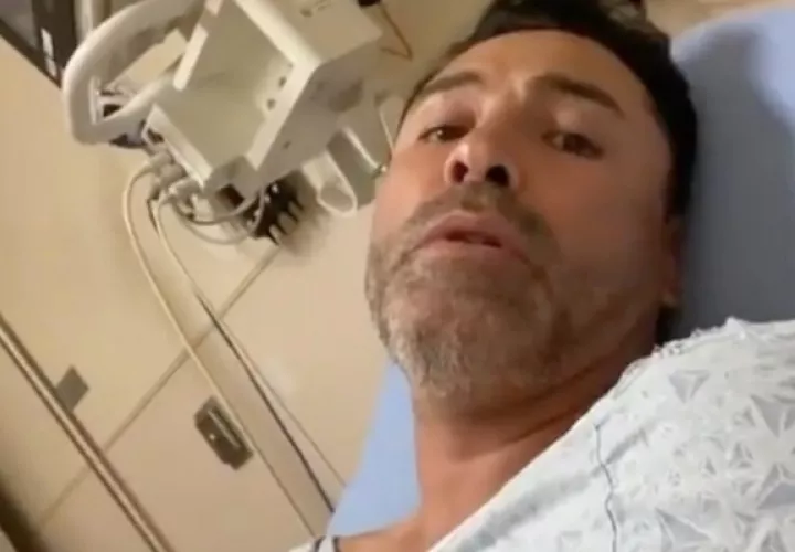Óscar de La HOya dio positivo a la Covid-19. 
