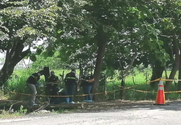 Tras el hallazgo del cuerpo, las autoridades iniciaron las pesquisas en el lugar, mientras la escena era asegurada por parte de criminalistas del Ministerio Público. Foto: Thays Domínguez