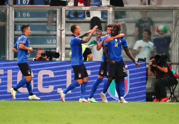 Italia ganó en casa y goleó 5-0 a Lituania. Foto: EFE