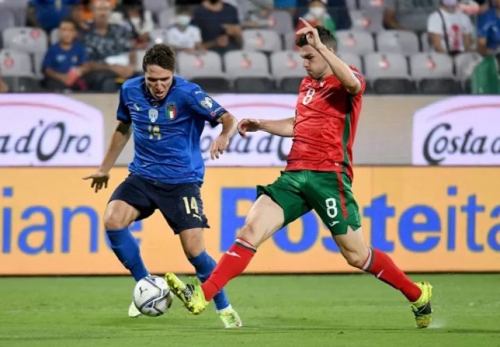 Italia empató en casa 1-1 con Bulgaria. Foto: EFE