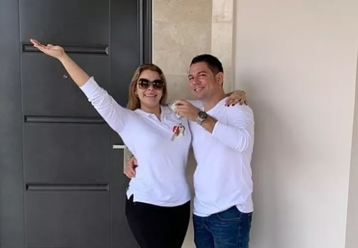 Margarita Henríquez y Jorge Luis Bustavino. Foto: Instagram