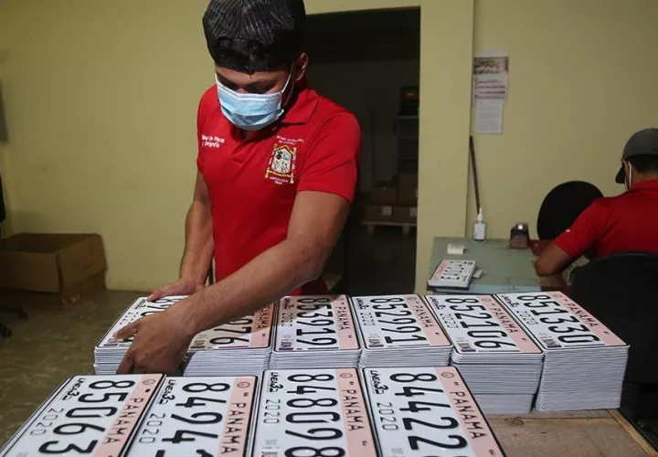 Placas 2021 estarán vigentes hasta el 2025. Foto: Archivos