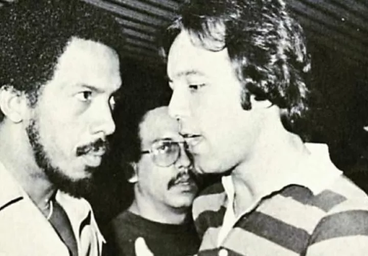 Roberto Roena y Rubén Blades. Foto: Instagram