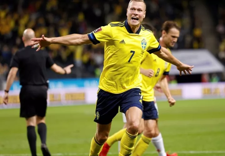 Suecia vino de atrás para derrotar a España 2-1. Foto: EFE