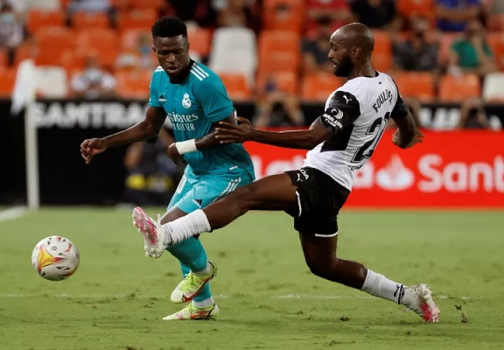 Vinicius lleva cinco goles en la presente temporada. Foto: EFE