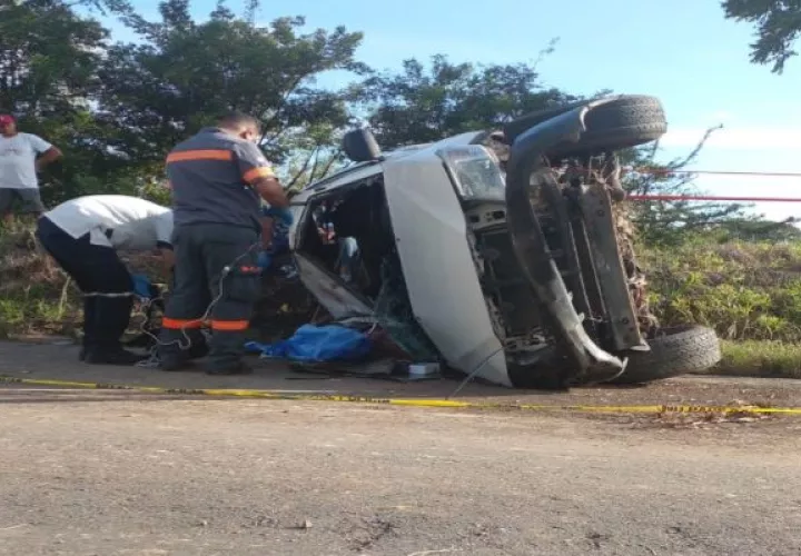 Al momento de redactar la nota no se había dado a conocer la identidad de la persona que perdió la vida en el accidente de tránsito. Foto: José Vásquez