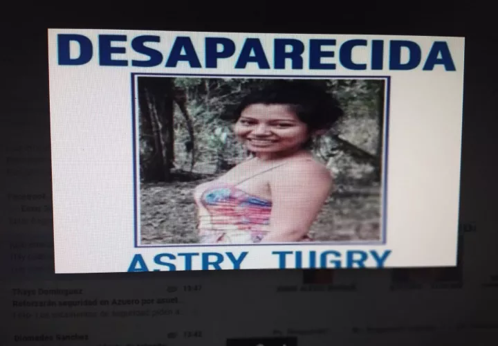 Astry Tugry salió el pasado 11 de octubre de su residencia en Veladero de Tolé. Foto: José Vásquez