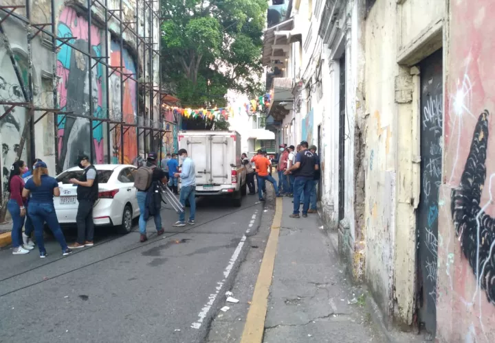 La balacera se registró en la discoteca Espacio Panamá de Calle 12, Santa Ana. Foto: Alberto Pinto