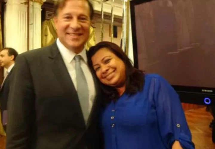 Castalia Pascual era muy allegada al entonces presidente Juan Carlos Varela. Foto: Cortesía