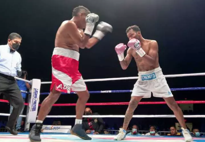 Anselmo 'Chemito' Moreno (der.) y Walberto Ramos. Fotos. Alexander Santamaría