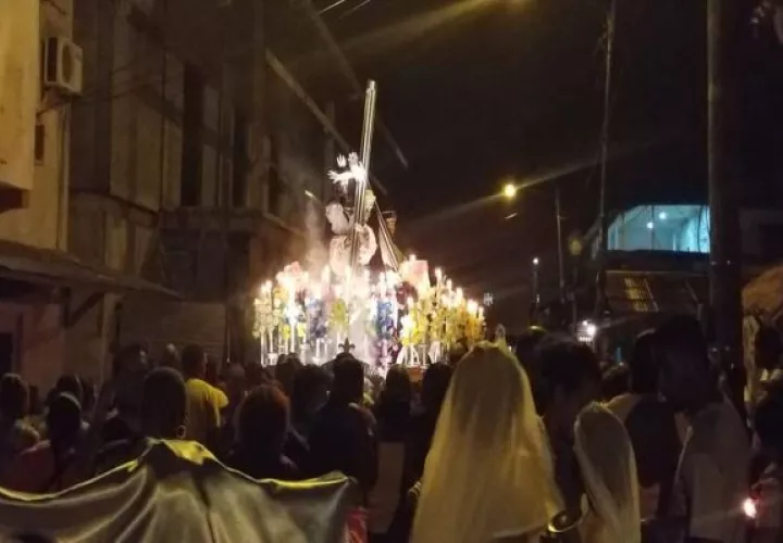 La  Diócesis de Colón y Guna Yala dejó muy claro que la procesión no se llevará a cabo por causa de la pandemia y espera que se cumpla con todas las medidas establecidas. Foto: Diomedes Sánchez