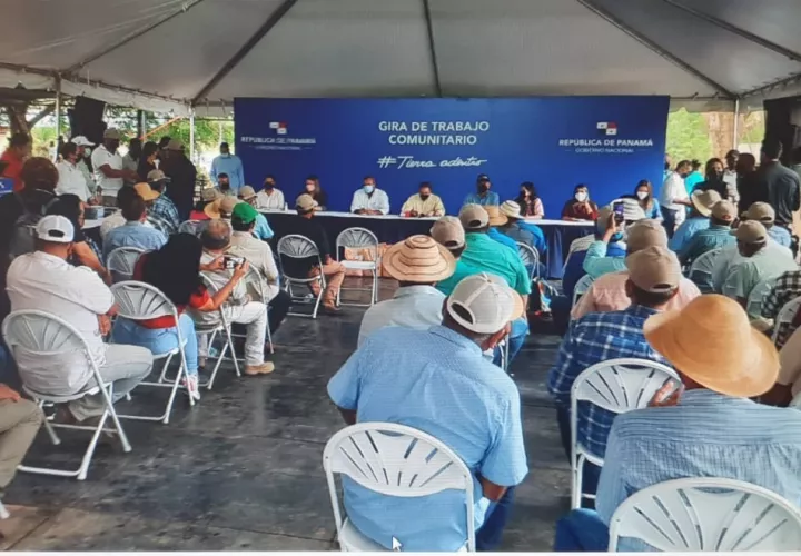 La ceremonia se efectuó en la comunidad de San José en el distrito de Soná. Foto: Melquiades Vásquez 