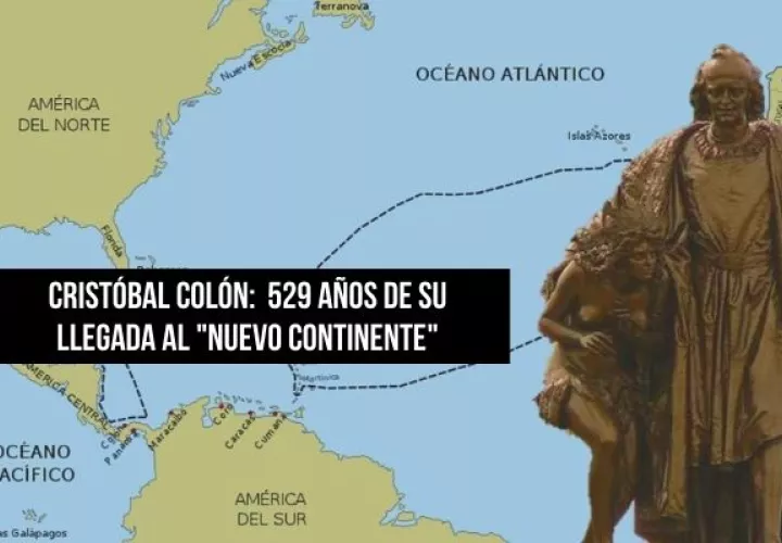 Recorrido de Cristóbal Colón, descubrimiento de América. Foto: Cortesía