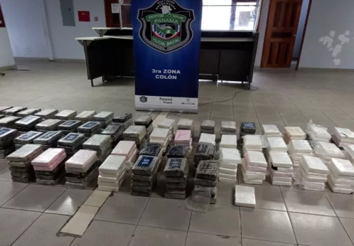En la provincia de Colón  se han incautado 48 Toneladas de sustancias ilícitas. Foto: Cortesía