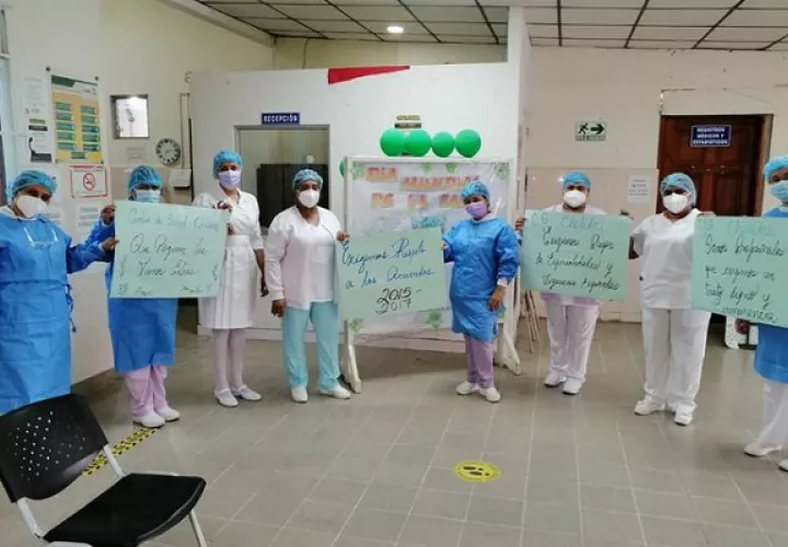 Las enfermeras están cansadas de la falta de compromiso de las autoridades. Foto: Grupo Epasa